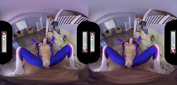  Overwatch Dva XXX Cosplay gamer girl pussy pounding in VR - Immerse Yourself in Virtual Reality Porn!